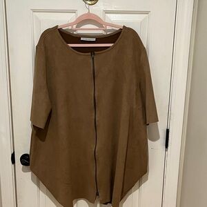 bryn Walker Brown Cape Jacket